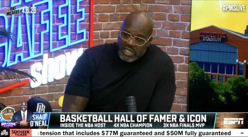 奥尼尔评历史总统山：库里应与乔丹科比勒布朗一起入选